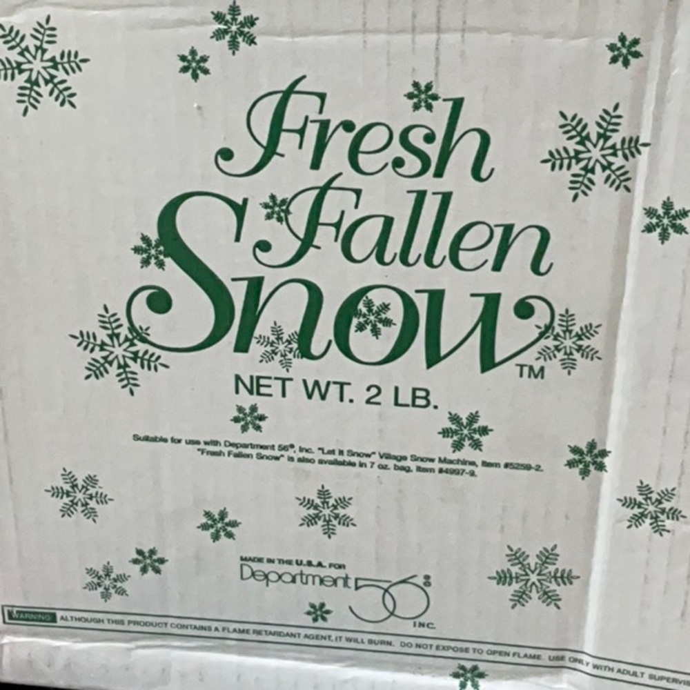 Fresh fallen snow department 56